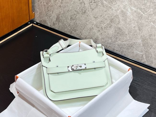 Hermes Jypsiere mini shoulder bag H088004 light green Hermes Jypsiere mini shoulder bag H088004 light green
