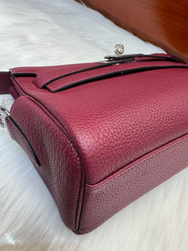 Hermes kelly messenger bag H08801 Wine
