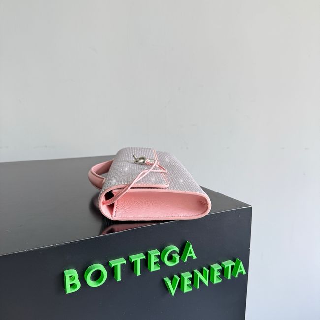Bottega Veneta Andiamo Clutch Crystal 32190 pink Bottega Veneta Andiamo Clutch Crystal 32190 pink