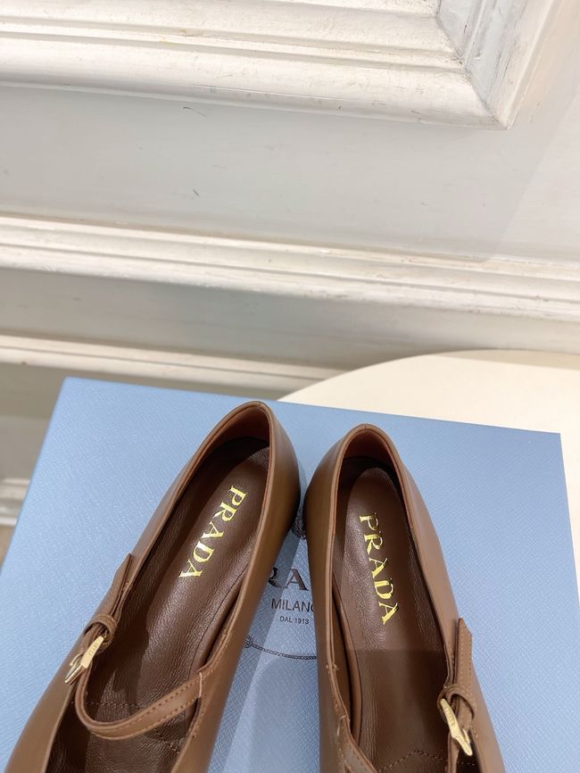 Prada Leather ballerinas 64205-3