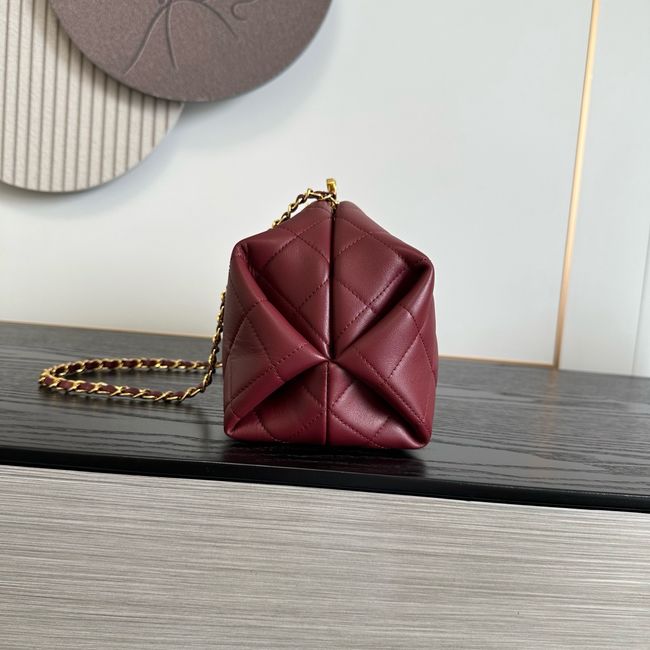 Chanel Clutch with chain Lambskin AP5252 burgundy