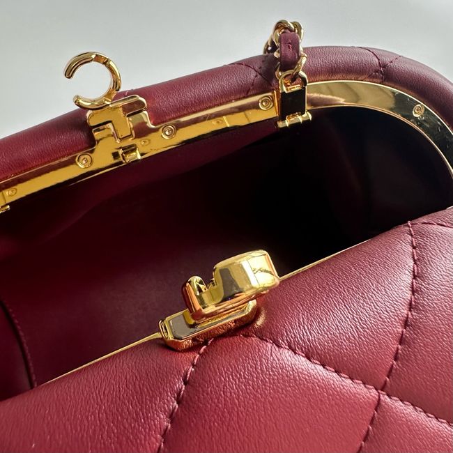 Chanel Clutch with chain Lambskin AP5252 burgundy