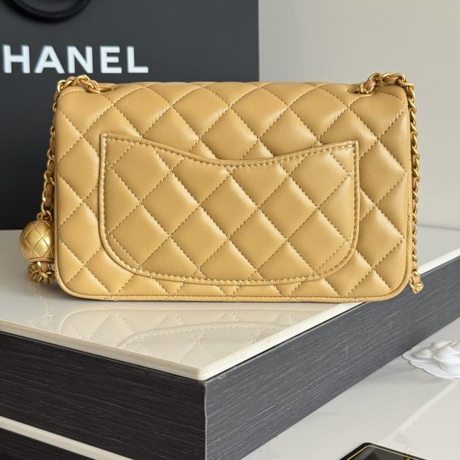 Chanel SMALL FLAP BAG sheepskin AS1787 Apricot Chanel SMALL FLAP BAG sheepskin AS1787 Apricot