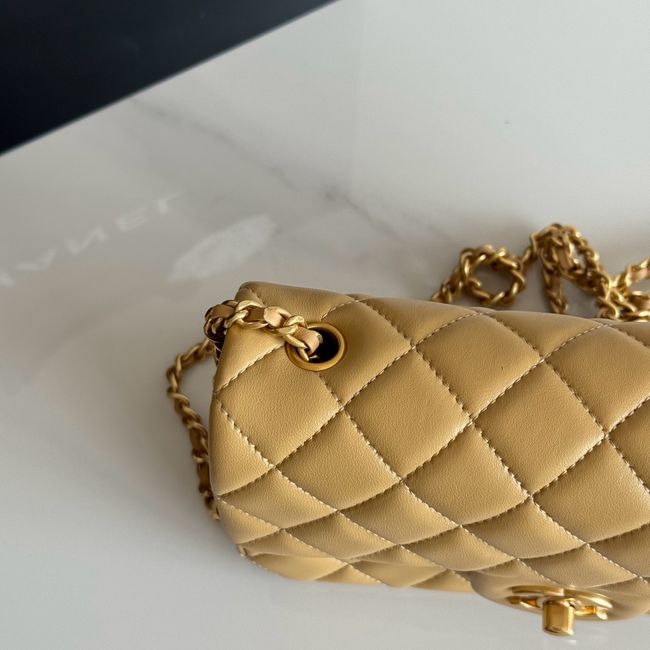 Chanel SMALL FLAP BAG sheepskin AS1787 Apricot Chanel SMALL FLAP BAG sheepskin AS1787 Apricot