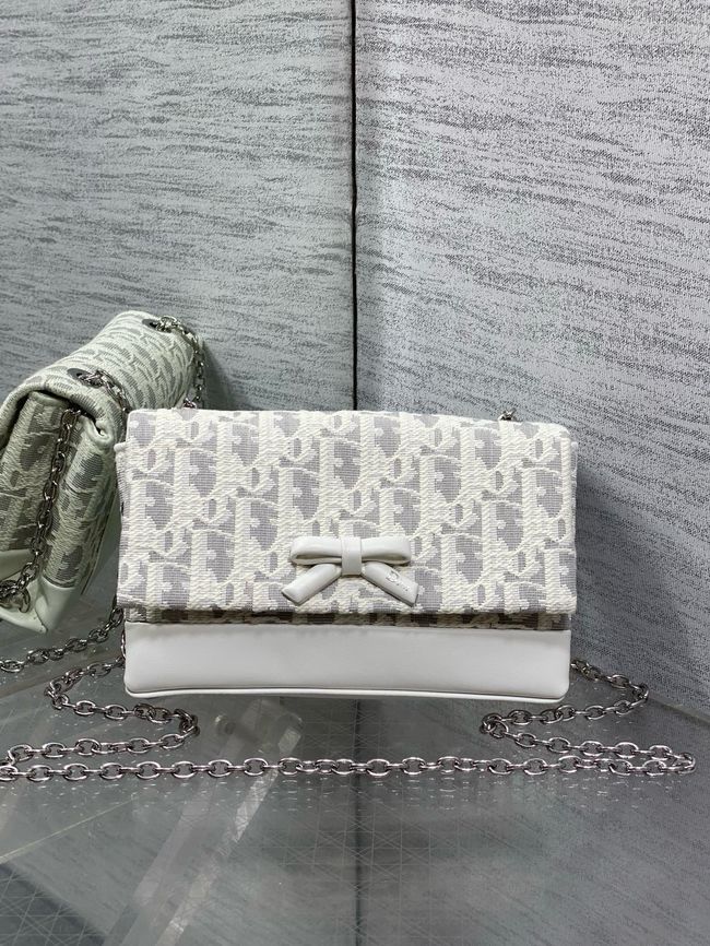 Dior Promenade Mini Bag with Chain S2514OU Latte