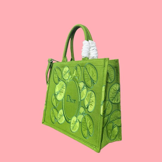 Large Dior Book Tote Cannage Embroidery M1349OEQ-14 Large Dior Book Tote Cannage Embroidery M1349OEQ-14