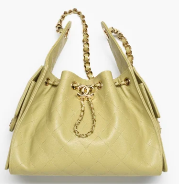 CHANEL 25 SMALL HANDBAG AS5293 Green