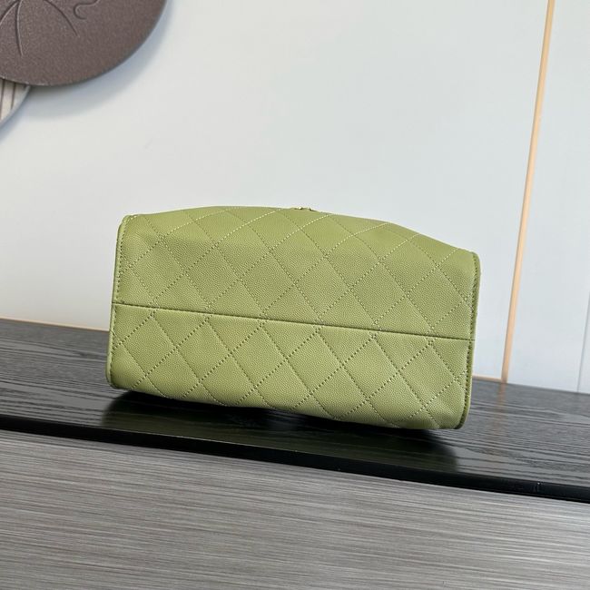 CHANEL 25 SMALL HANDBAG AS5293 Green CHANEL 25 SMALL HANDBAG AS5293 Green