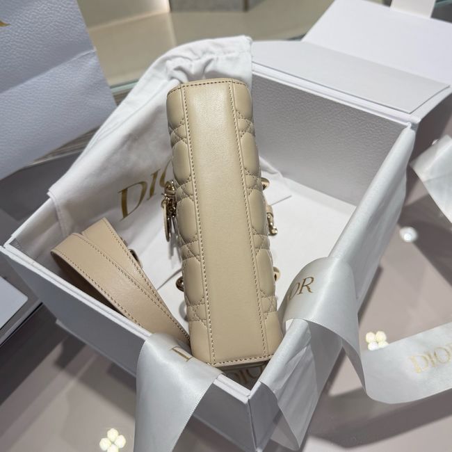 Dior Mini Lady D-Joy Bag Cannage Lambskin M0636O Trench