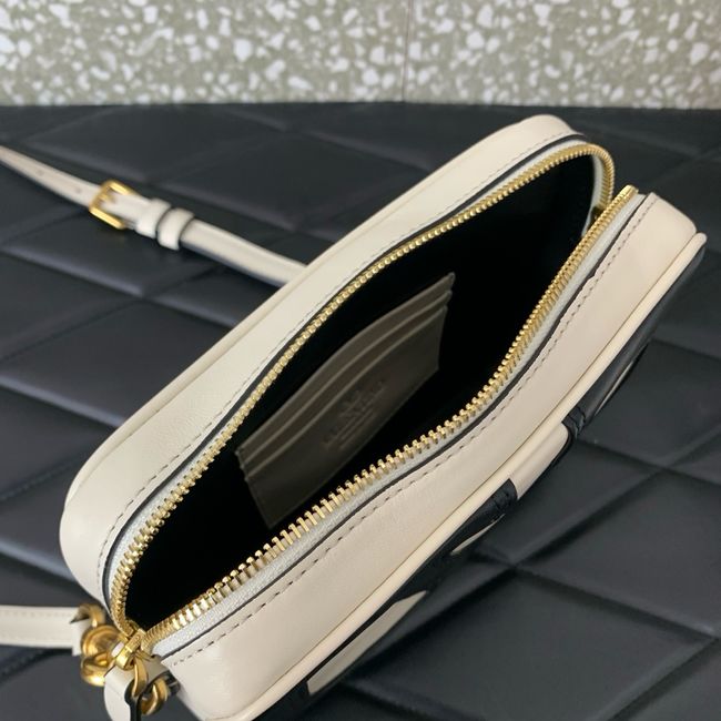 VALENTINO GARAVANI Loco Calf leather bag 0016 black&white VALENTINO GARAVANI Loco Calf leather bag 0016 black&white