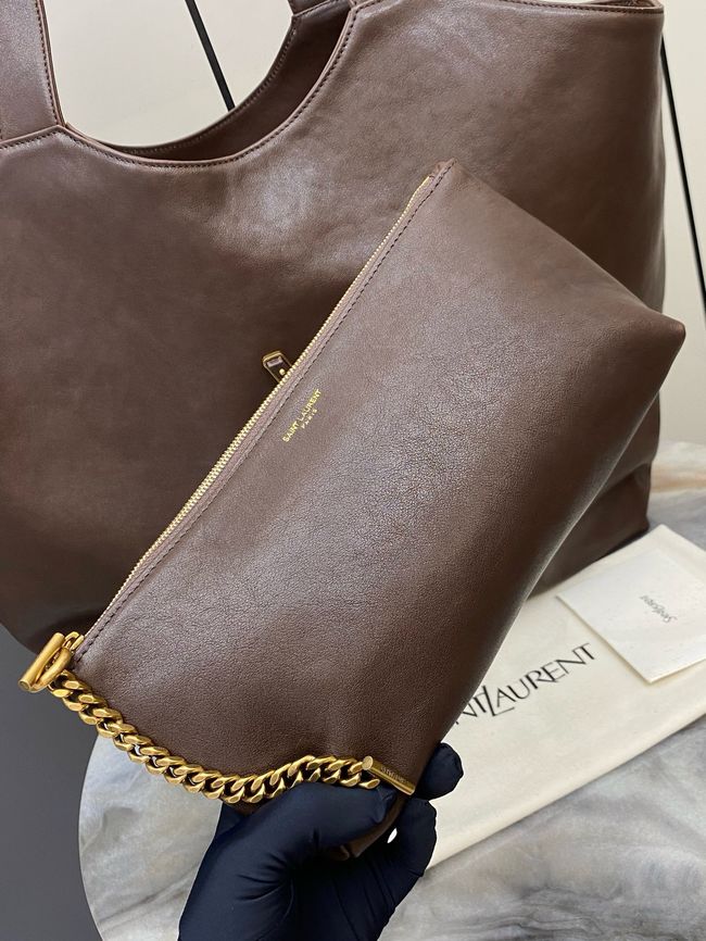 Yves Saint Laurent ICARE MAXI SHOPPING BAG 698651 dark brown Yves Saint Laurent ICARE MAXI SHOPPING BAG 698651 dark brown