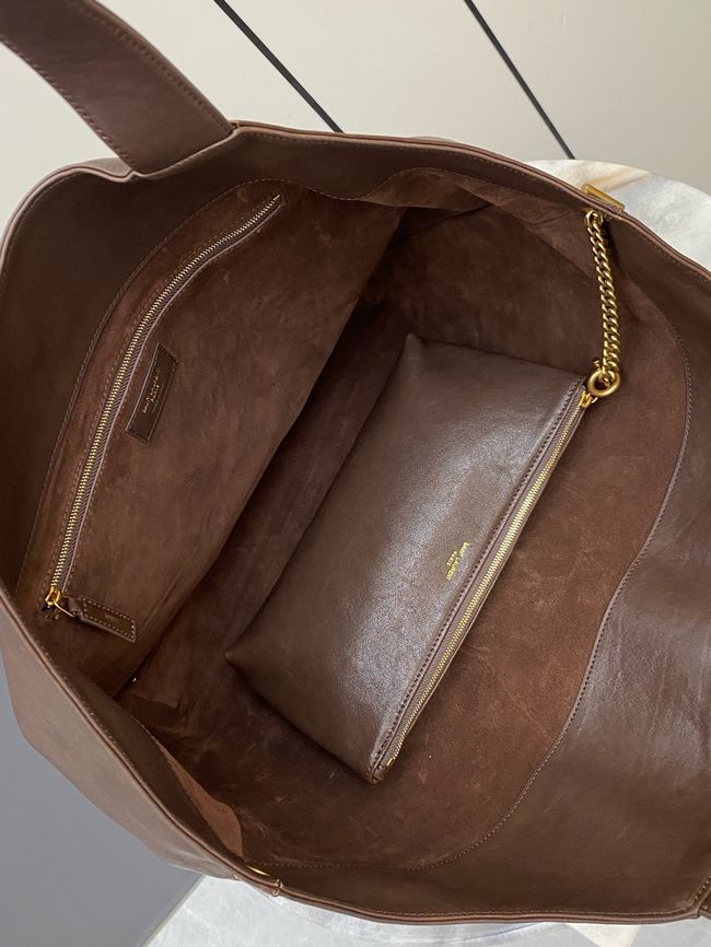 Yves Saint Laurent ICARE MAXI SHOPPING BAG 698651 dark brown Yves Saint Laurent ICARE MAXI SHOPPING BAG 698651 dark brown