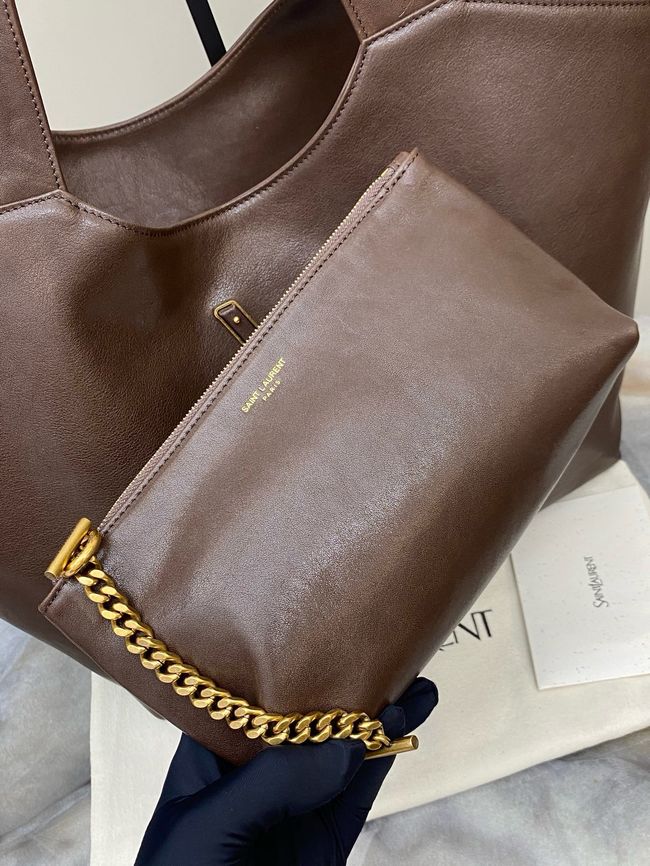 Yves Saint Laurent ICARE Medium 858191 dark brown