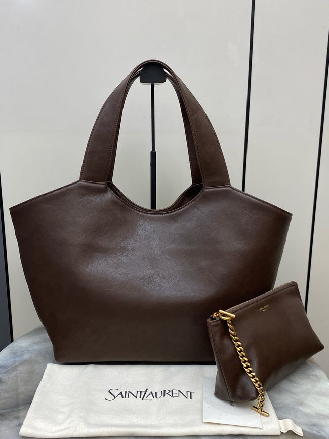 Yves Saint Laurent ICARE Medium 858191 dark brown