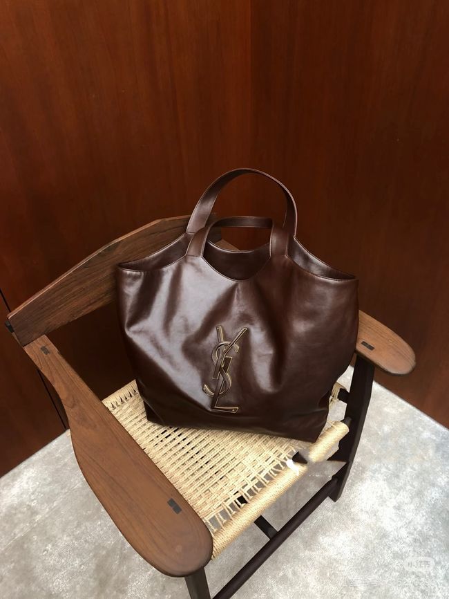 Yves Saint Laurent ICARE Medium 858191 dark brown