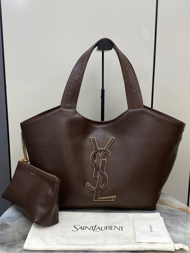 Yves Saint Laurent ICARE Medium 858191 dark brown
