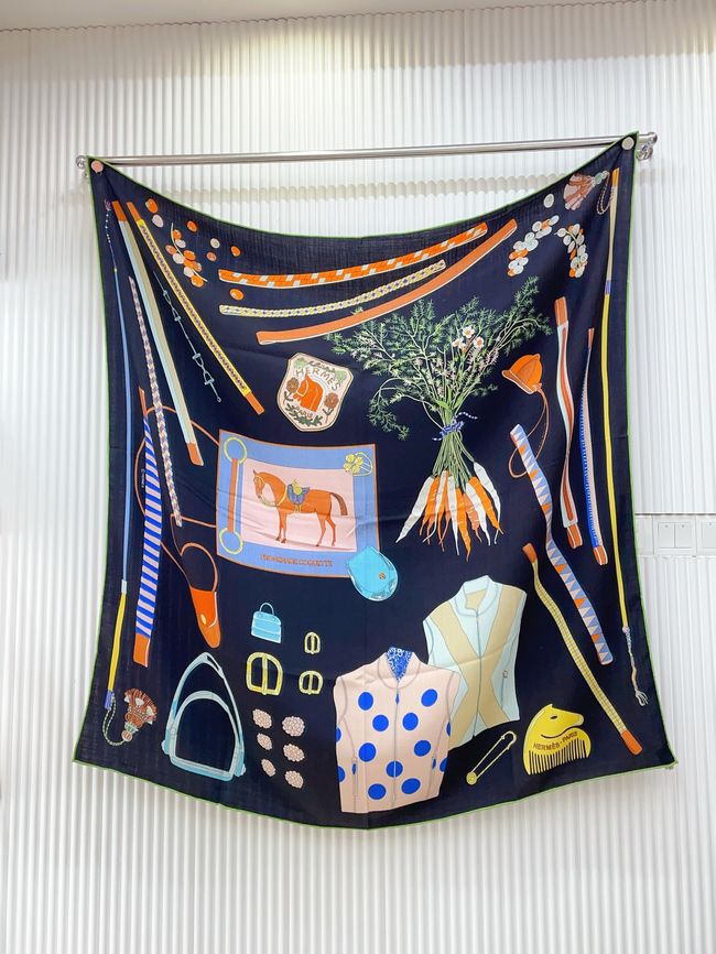 Hermes cashmere Shawl H24442-2