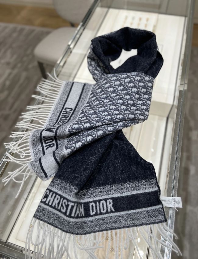 Dior Oblique Scarf Cashmere 9I093-3 Dior Oblique Scarf Cashmere 9I093-3