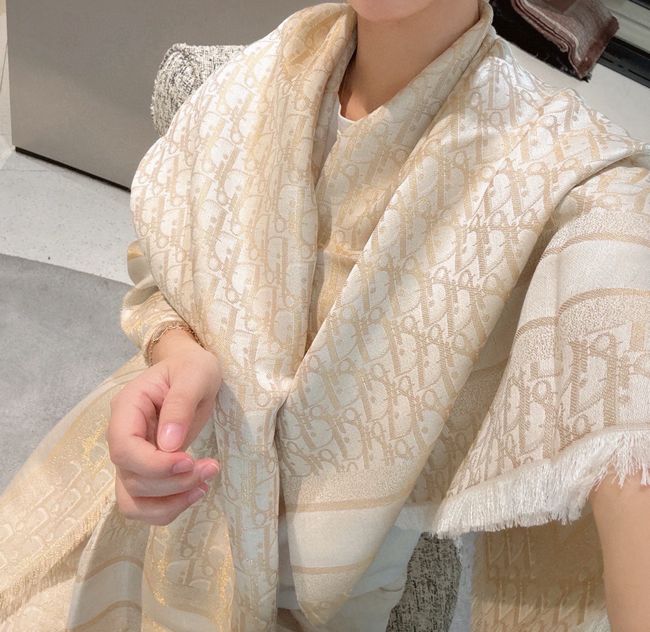 Dior Oblique Shawl Wool and Silk Jacquard I1058-10