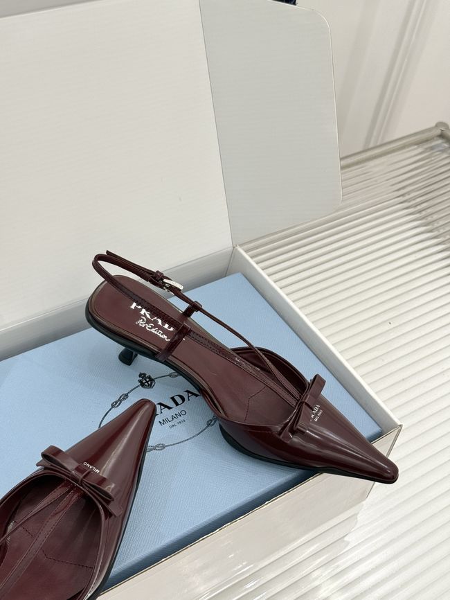 Prada Brushed leather slingback pumps 1I701O-6