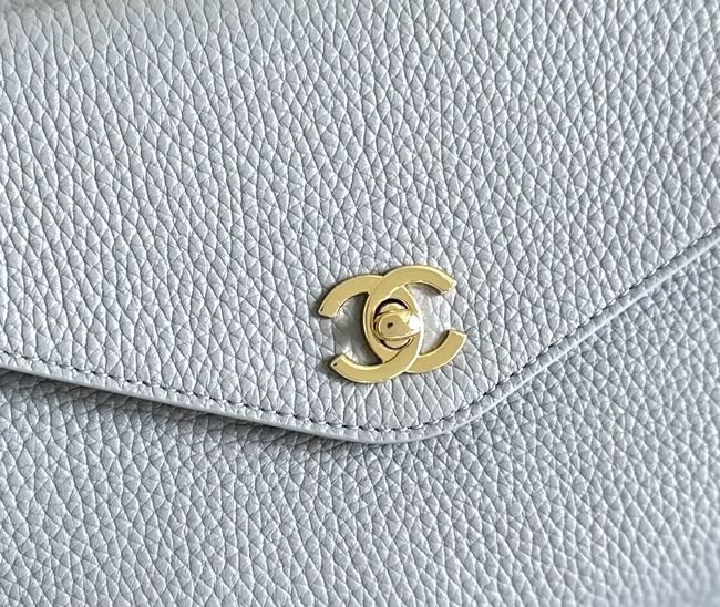 Chanel Shopping Bag Grained Calfskin AS6483 gray Chanel Shopping Bag Grained Calfskin AS6483 gray
