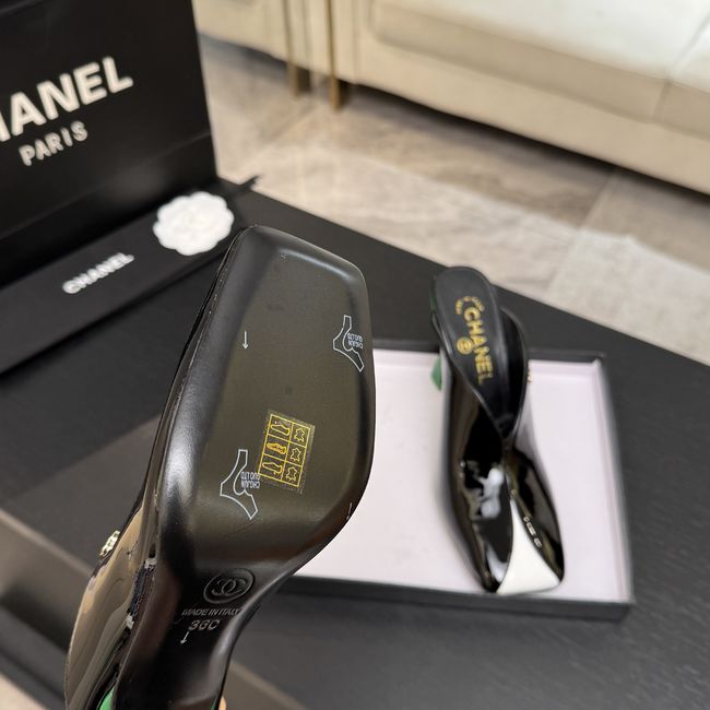 Chanel Mules Patent Calfskin G47606-6