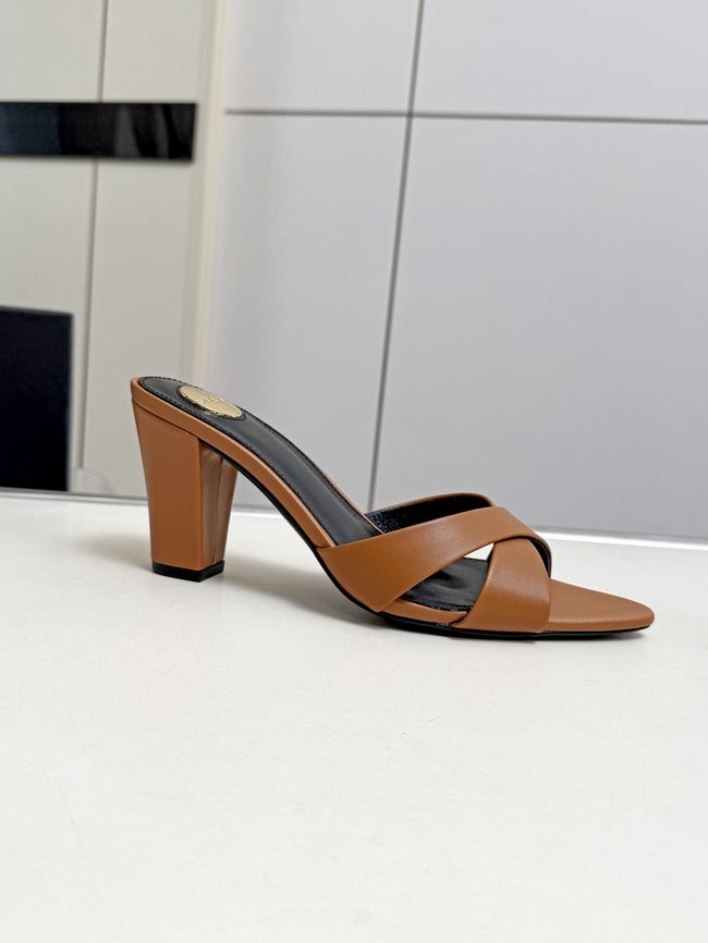 Saint Laurent mule sandals leather 7.5CM F6630-1