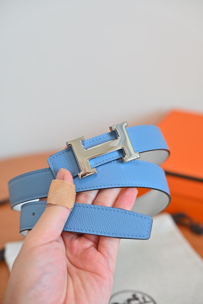 Hermes Constance buckle & double-sided leather belt 24mm H07457-10 Hermes Constance buckle & double-sided leather belt 24mm H07457-10
