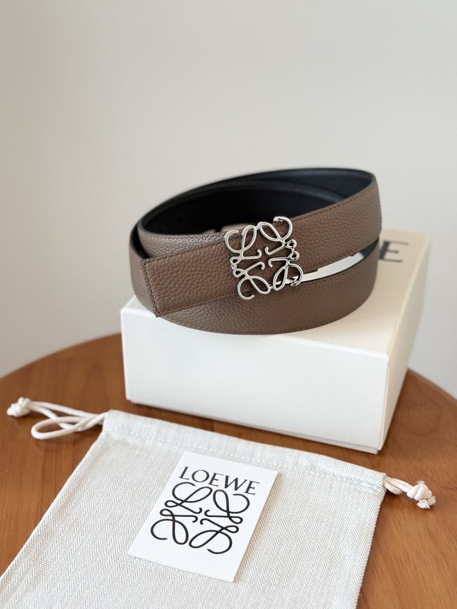Loewe Cowhide Double-Sided Anagram Belt 35MM 26X03-10 Loewe Cowhide Double-Sided Anagram Belt 35MM 26X03-10