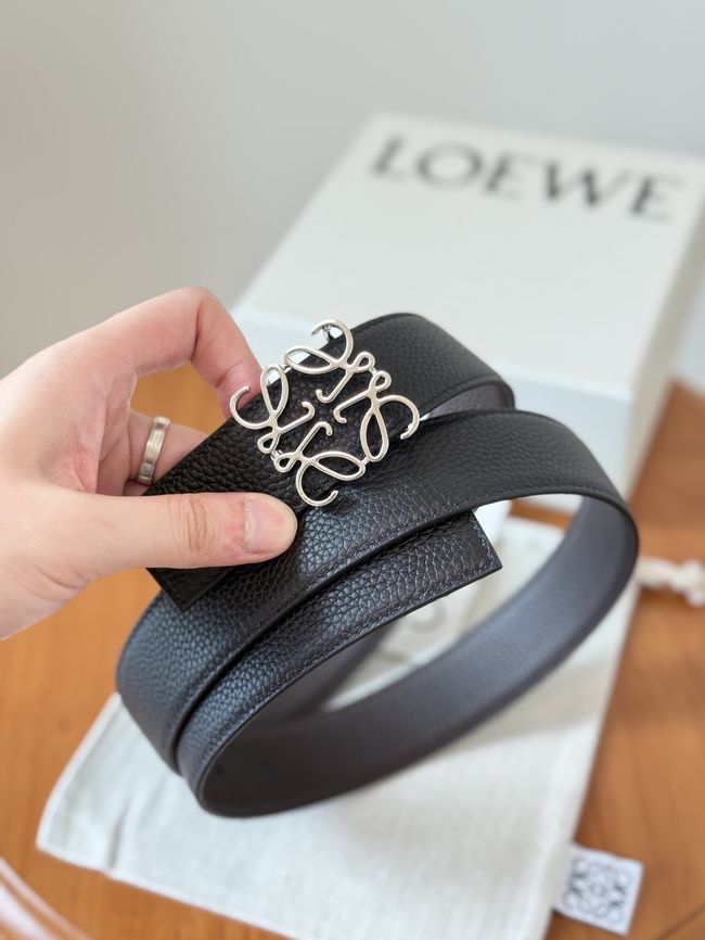 Loewe Cowhide Double-Sided Anagram Belt 35MM 26X03-2 Loewe Cowhide Double-Sided Anagram Belt 35MM 26X03-2