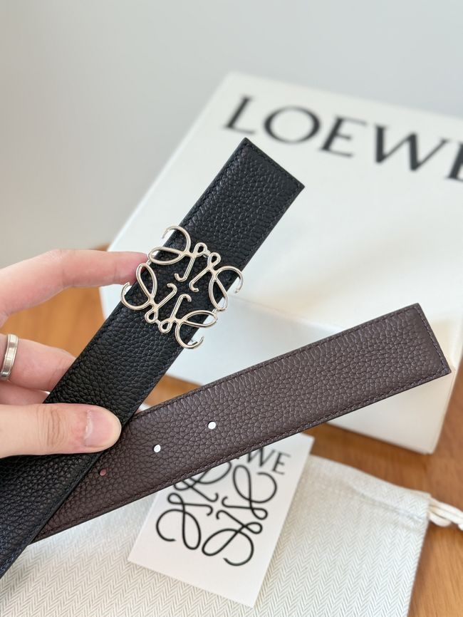 Loewe Cowhide Double-Sided Anagram Belt 35MM 26X03-2 Loewe Cowhide Double-Sided Anagram Belt 35MM 26X03-2
