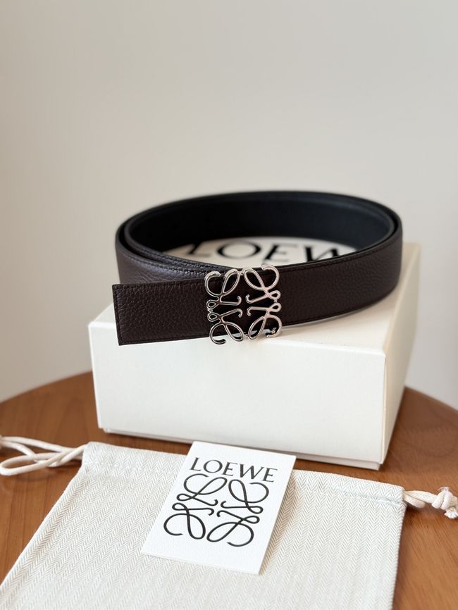 Loewe Cowhide Double-Sided Anagram Belt 35MM 26X03-2 Loewe Cowhide Double-Sided Anagram Belt 35MM 26X03-2