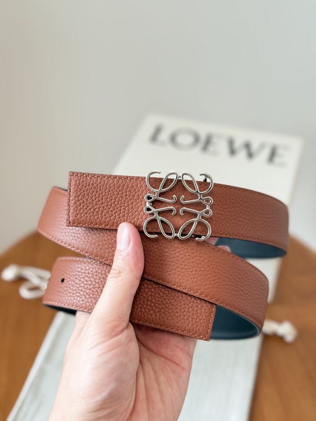 Loewe Cowhide Double-Sided Anagram Belt 35MM 26X03-4 Loewe Cowhide Double-Sided Anagram Belt 35MM 26X03-4
