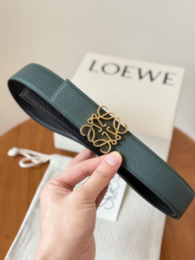 Loewe Cowhide Double-Sided Anagram Belt 35MM 26X03-5