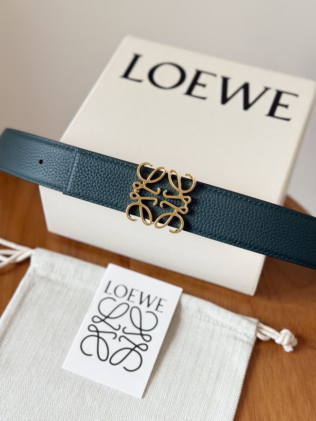 Loewe Cowhide Double-Sided Anagram Belt 35MM 26X03-5 Loewe Cowhide Double-Sided Anagram Belt 35MM 26X03-5