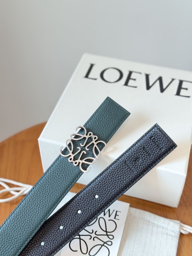 Loewe Cowhide Double-Sided Anagram Belt 35MM 26X03-6 Loewe Cowhide Double-Sided Anagram Belt 35MM 26X03-6