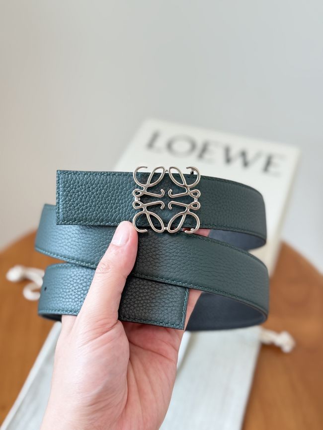 Loewe Cowhide Double-Sided Anagram Belt 35MM 26X03-6 Loewe Cowhide Double-Sided Anagram Belt 35MM 26X03-6