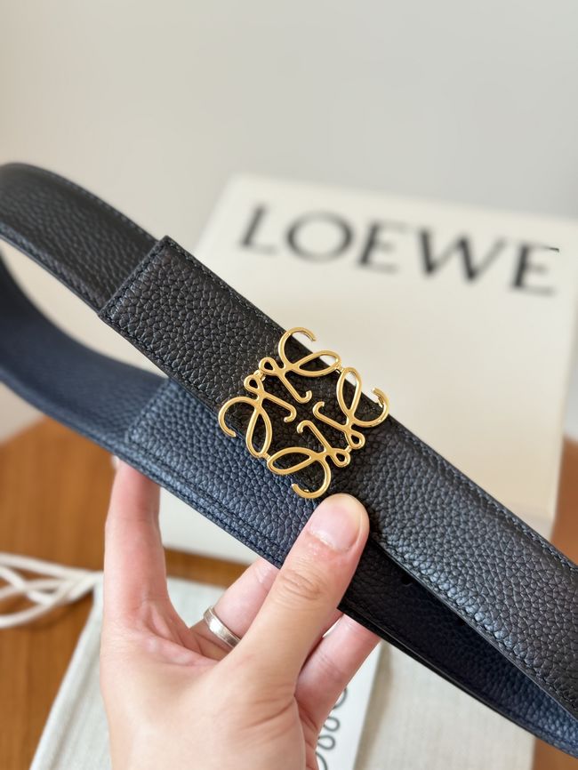 Loewe Cowhide Double-Sided Anagram Belt 35MM 26X03-7 Loewe Cowhide Double-Sided Anagram Belt 35MM 26X03-7