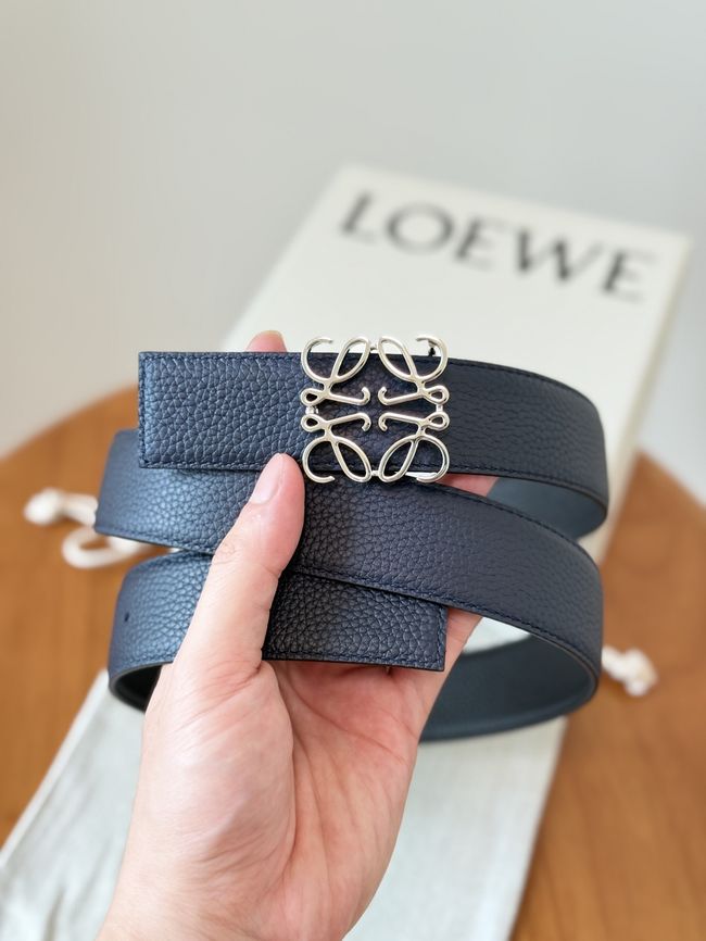 Loewe Cowhide Double-Sided Anagram Belt 35MM 26X03-8