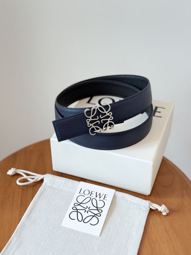 Loewe Cowhide Double-Sided Anagram Belt 35MM 26X03-8