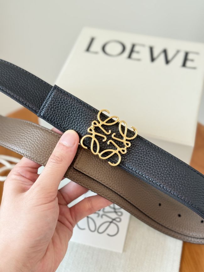 Loewe Cowhide Double-Sided Anagram Belt 35MM 26X03-9