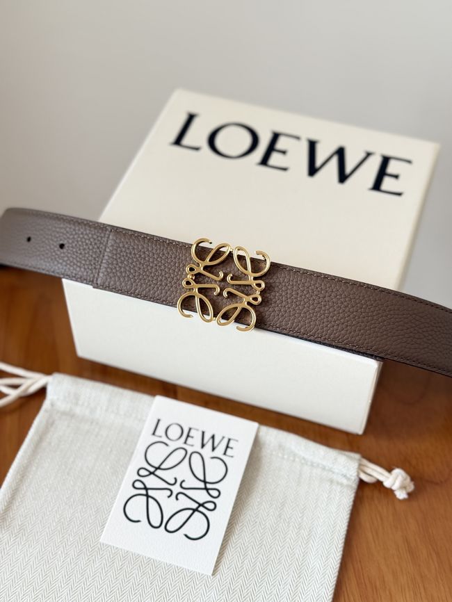 Loewe Cowhide Double-Sided Anagram Belt 35MM 26X03-9
