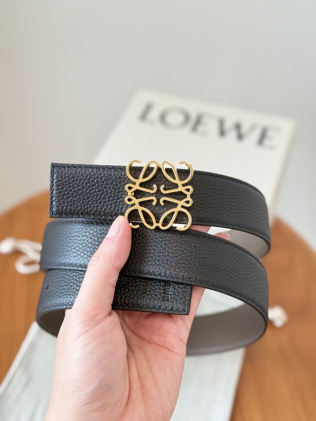 Loewe Cowhide Double-Sided Anagram Belt 35MM 26X03-9