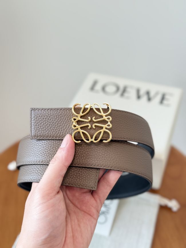 Loewe Cowhide Double-Sided Anagram Belt 35MM 26X03-9