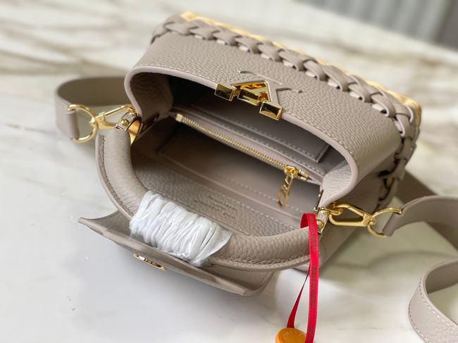 Louis Vuitton Capucines Mini M24977 gray Louis Vuitton Capucines Mini M24977 gray