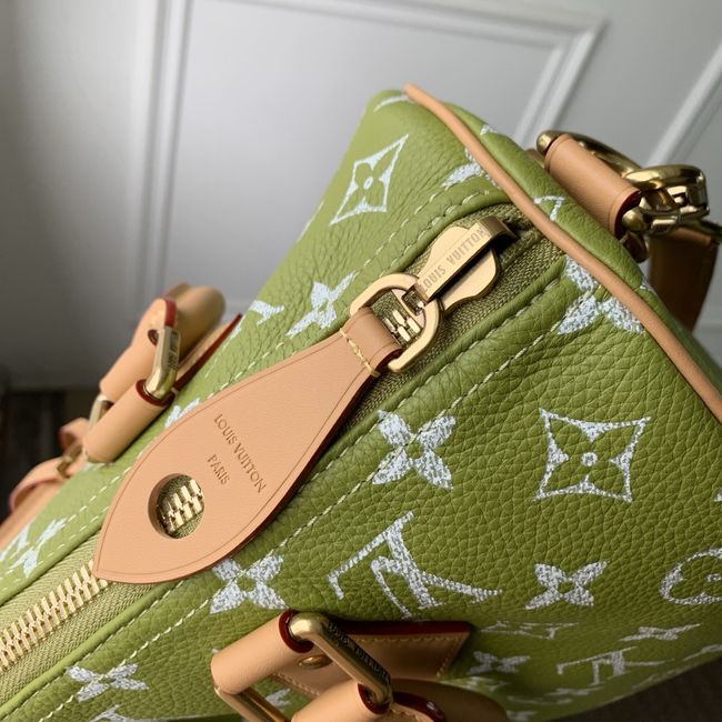 Louis Vuitton Speedy P9 Bandouliere M2A408 white&green Louis Vuitton Speedy P9 Bandouliere M2A408 white&green