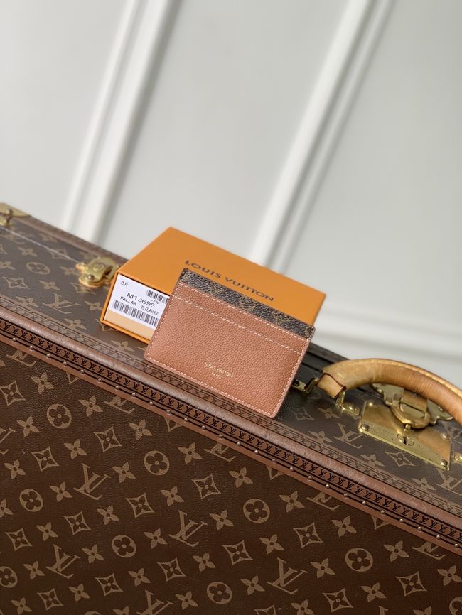 Louis Vuitton Double Card Holder Low Key M26815 tan Louis Vuitton Double Card Holder Low Key M26815 tan