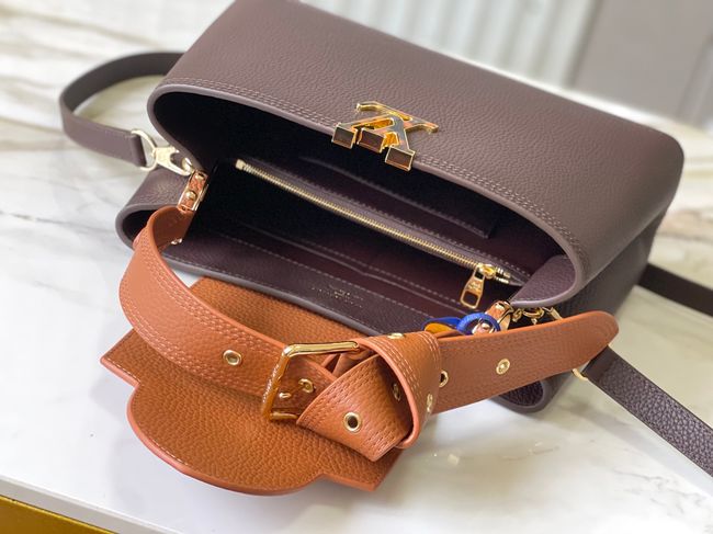 Louis Vuitton New Capucines M48865 Mahogany Louis Vuitton New Capucines M48865 Mahogany
