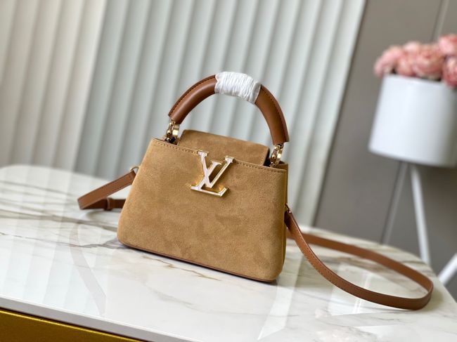 Louis Vuitton New Capucines Mini M29612 Hazelnut Louis Vuitton New Capucines Mini M29612 Hazelnut