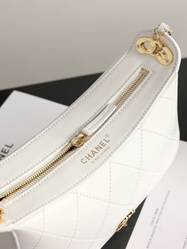 CHANEL Hobo Bag AS6640 WHITE CHANEL Hobo Bag AS6640 WHITE